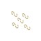 JewelrySupply Gold Filled Wire Protector Guard .045" Hole (Package of 10)